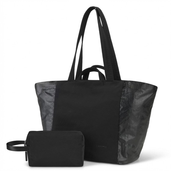 Tote Bag for Women, Lightweight Gym Travel Bags with Yoga Mat Strap, Wet Pocket, Shoe Bag & Cosmetic Pouch, 3-PC Set Versatile Tote for Workout Fitness Pilates Swimming Work Stylish Handbag
